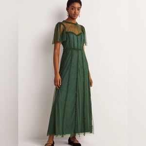 Boden Tulle Maxi Ruffle Party Dress